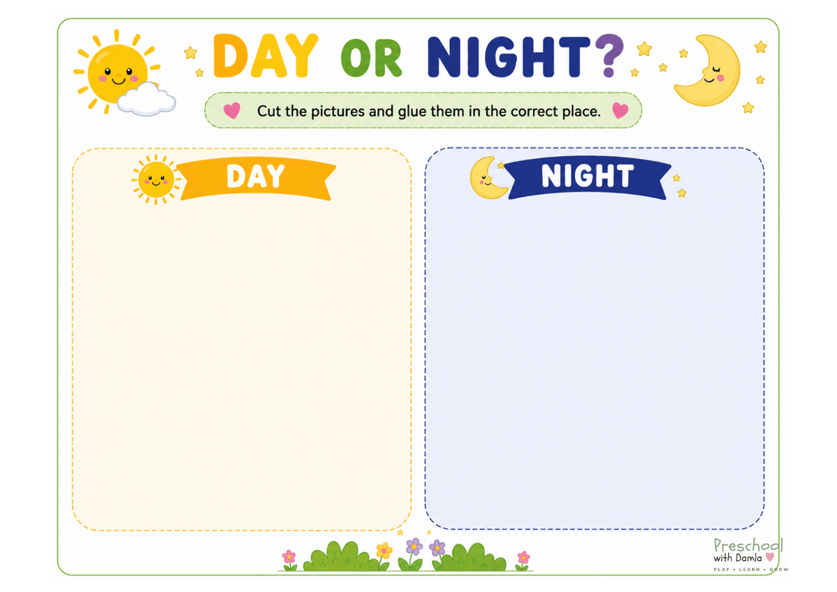 Preview of Day or Night Sorting