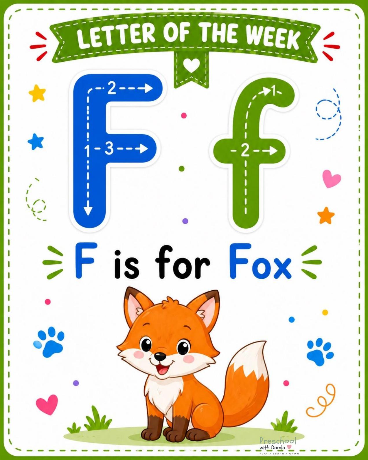 Preview of Letter F Mini Pack
