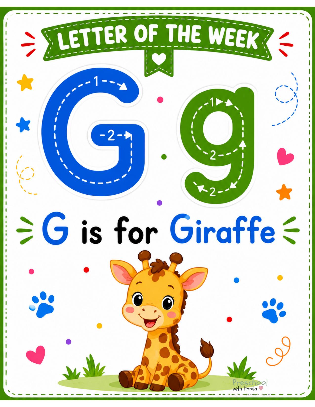 Preview of Letter G Mini Pack